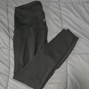 Old Navy Active Maternity Full Length Black Powersoft Leggings